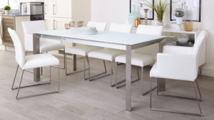eve-white-frosted-glass-with-brushed-stainless-steel-and-monti-leather-extending-dining-set-1