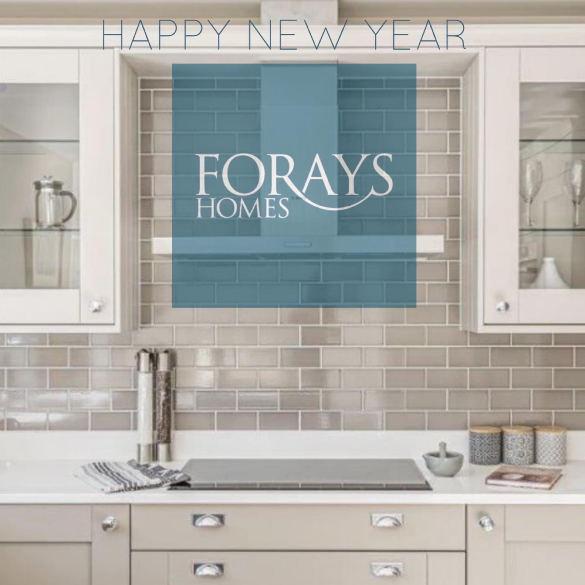 Happy New Year from all of us at Forays Homes